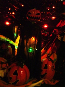 My son likes to sit and play with the ornaments while watching movies.